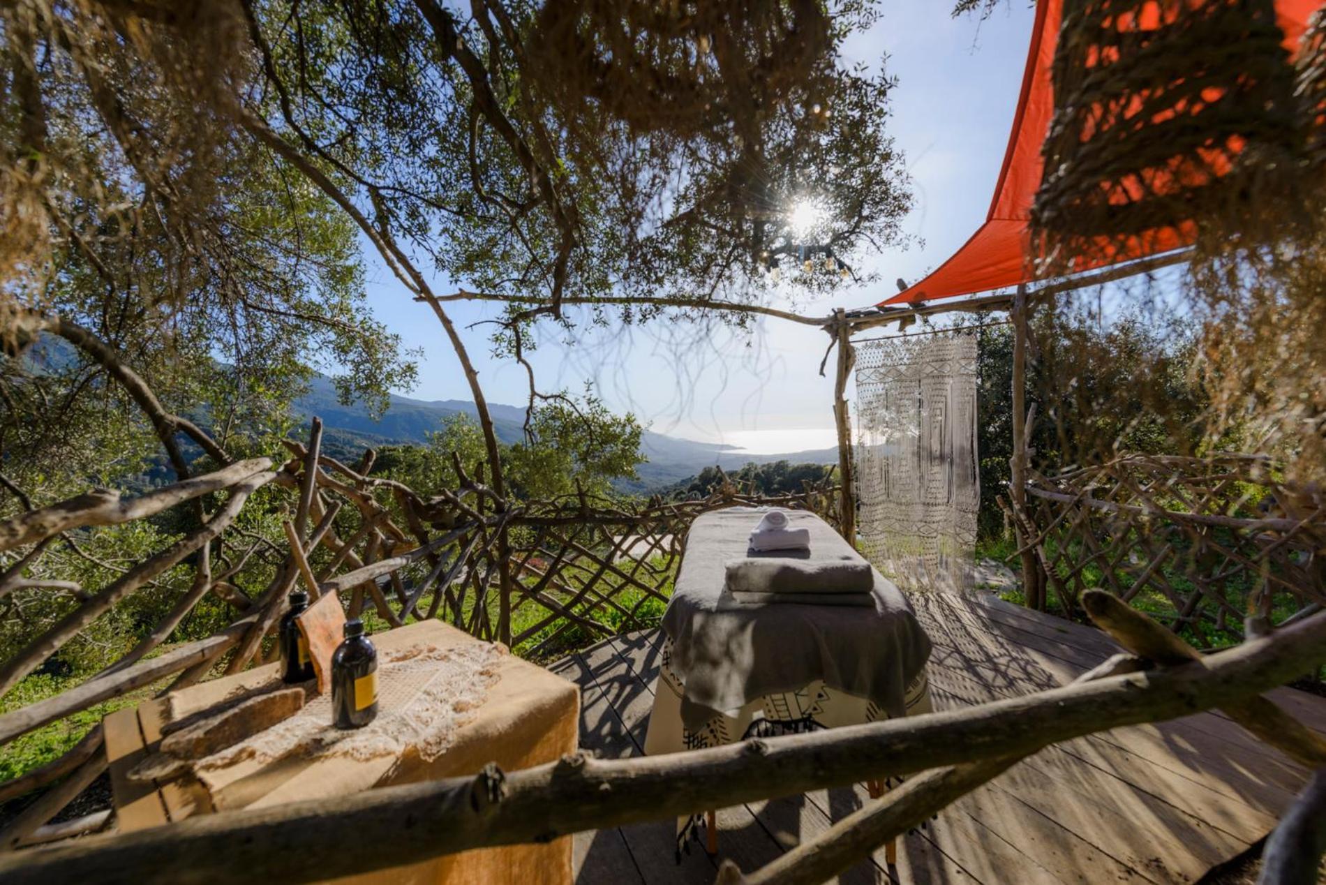 Terre De Maquis, Maison D'Hotes Vue Mer Corse Sari-D'orcino المظهر الخارجي الصورة