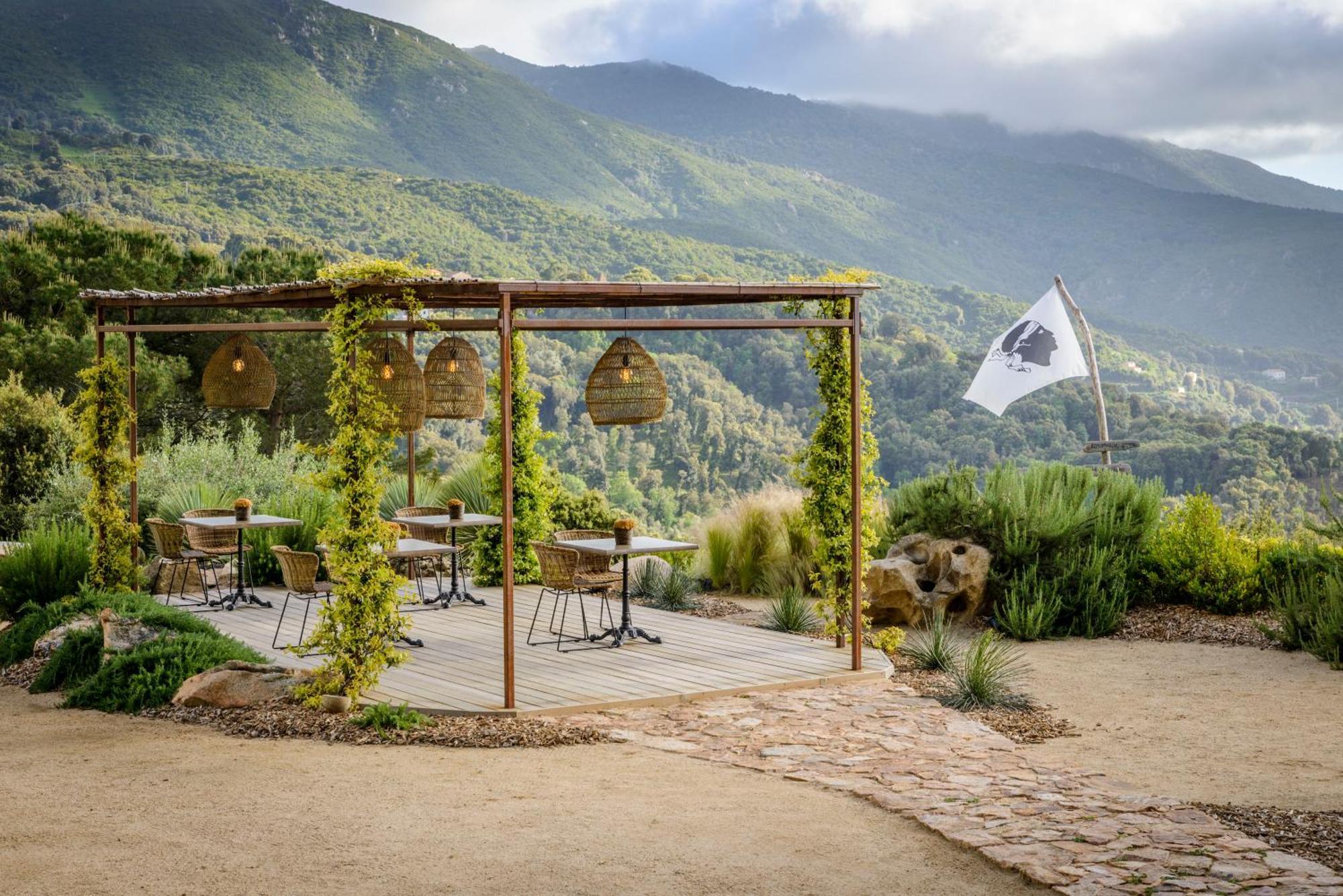 Terre De Maquis, Maison D'Hotes Vue Mer Corse Sari-D'orcino المظهر الخارجي الصورة