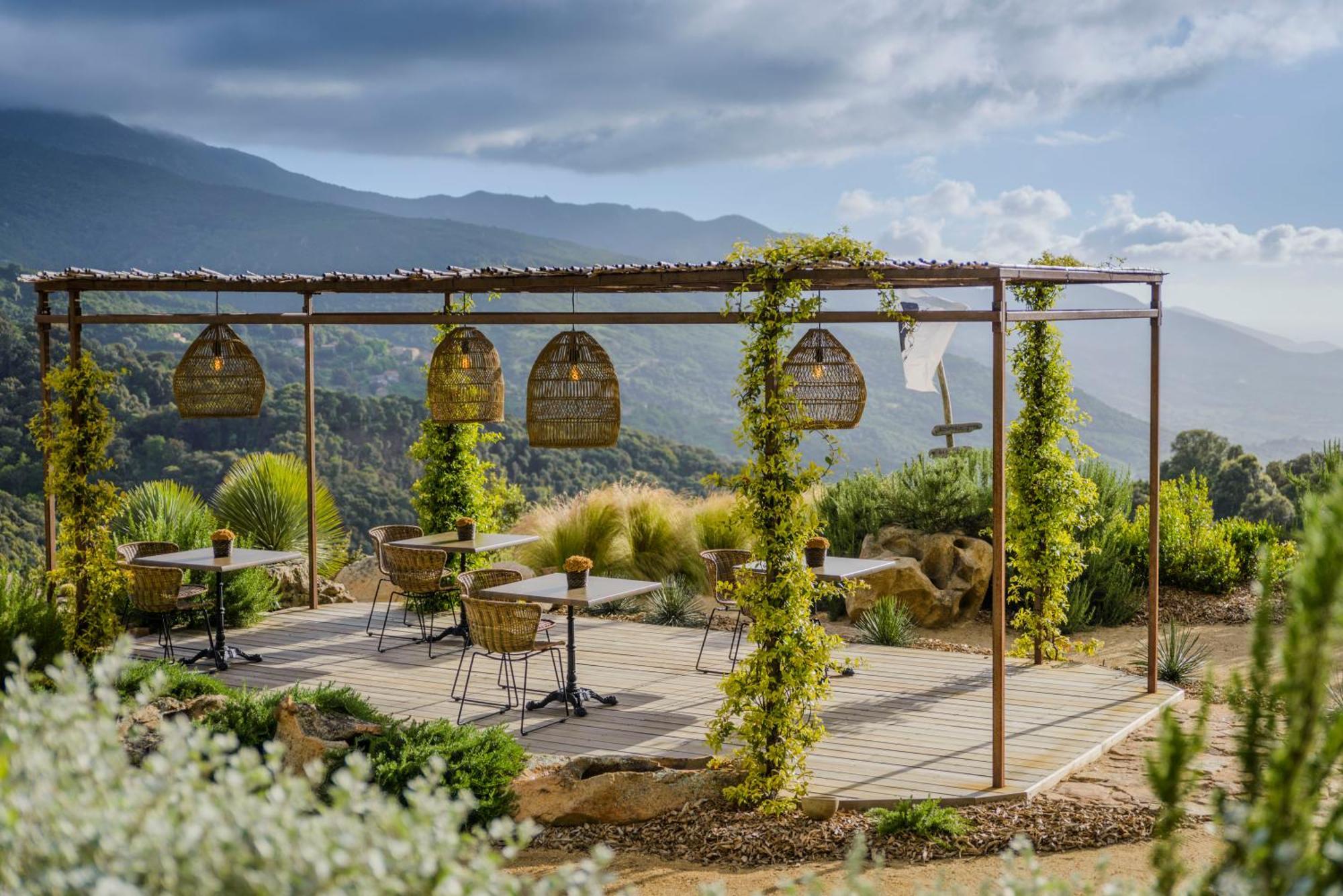Terre De Maquis, Maison D'Hotes Vue Mer Corse Sari-D'orcino المظهر الخارجي الصورة