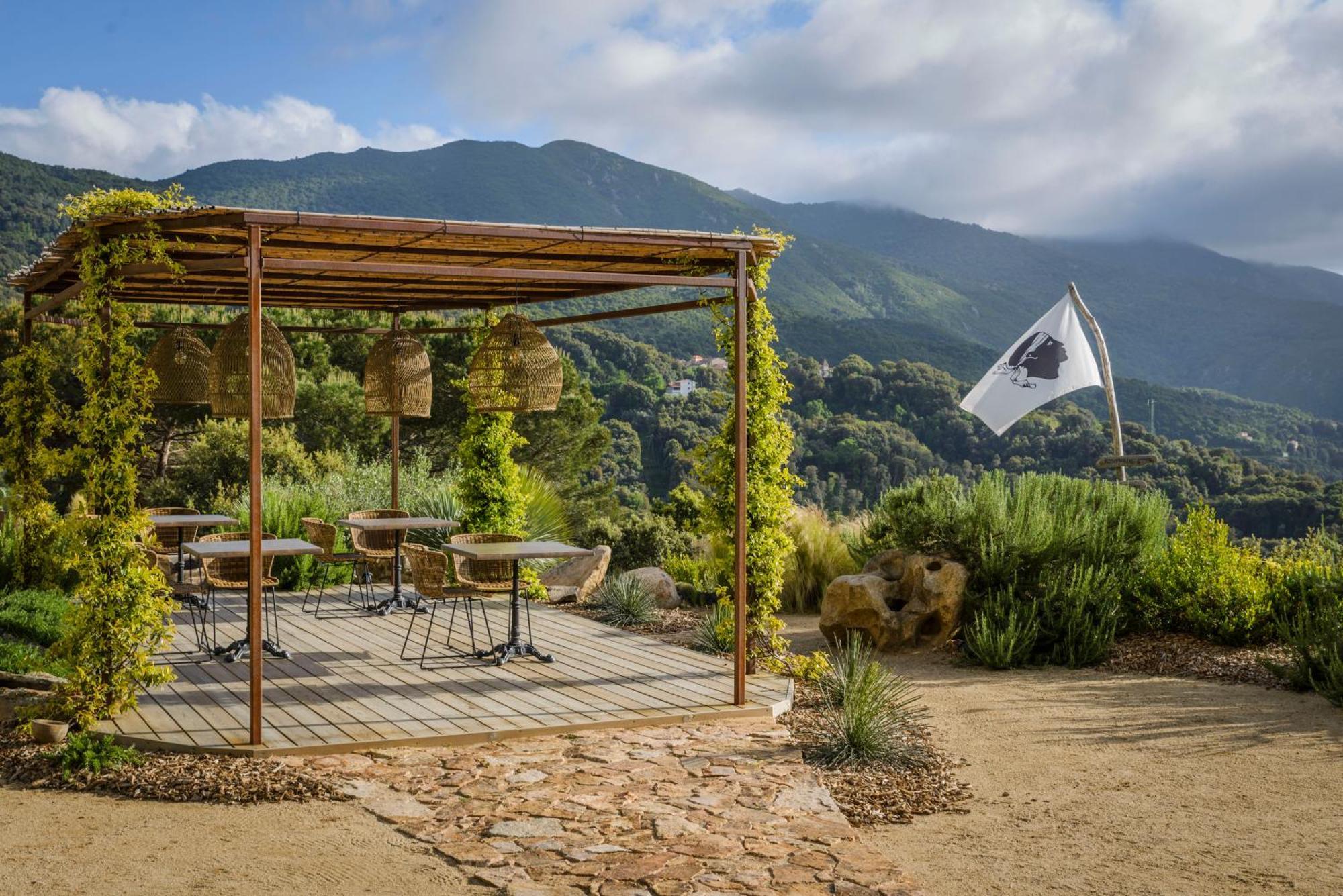 Terre De Maquis, Maison D'Hotes Vue Mer Corse Sari-D'orcino المظهر الخارجي الصورة