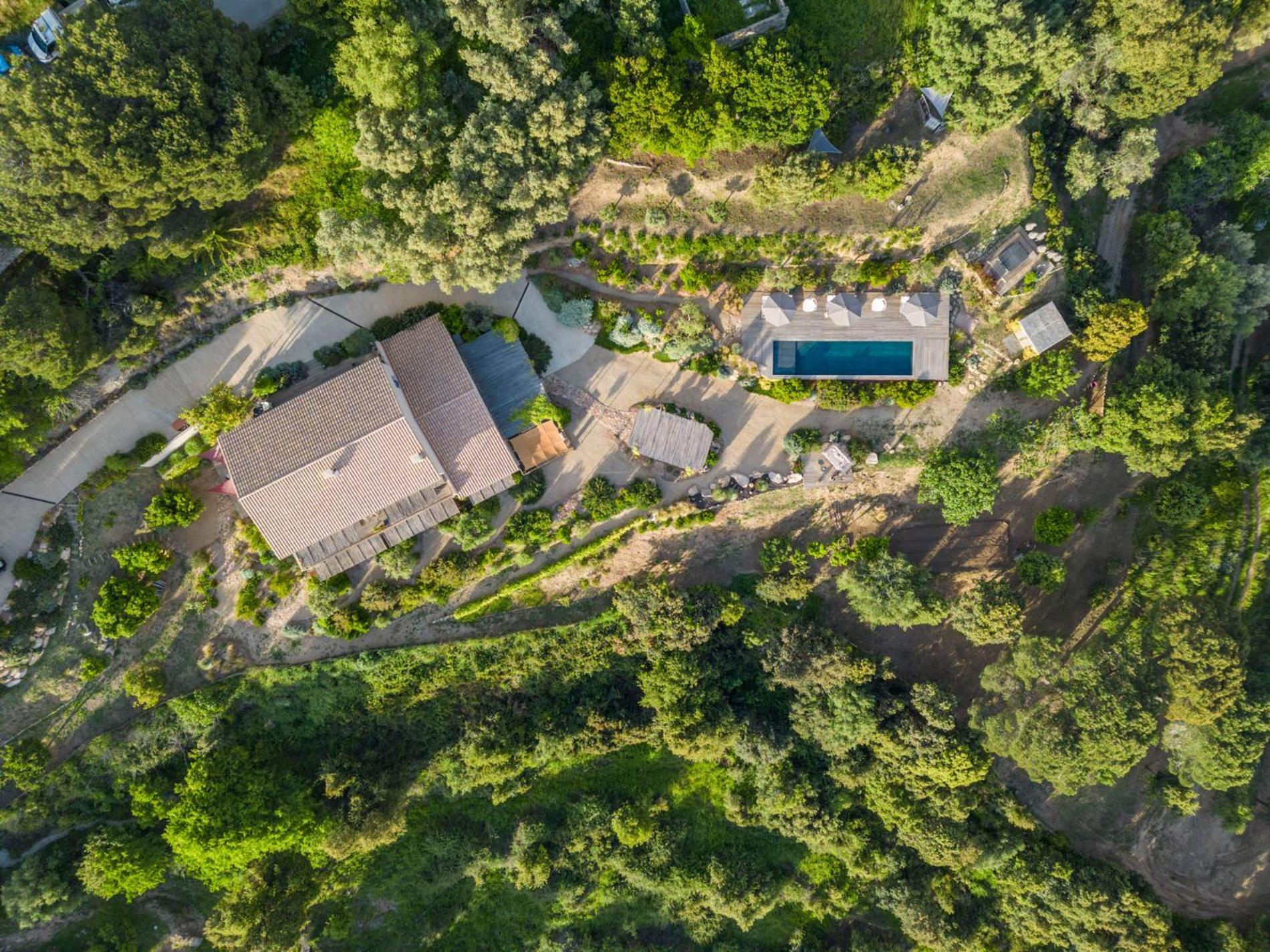 Terre De Maquis, Maison D'Hotes Vue Mer Corse Sari-D'orcino المظهر الخارجي الصورة
